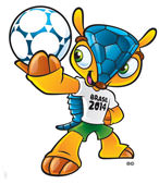 Fuleco, mascotte Coupe du monde Brésil 2014